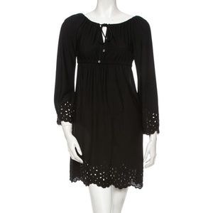Black Michael Kors Long Sleeve Dress